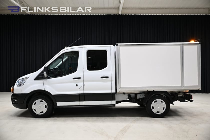 Bild 2 av Ford Transit 350 Chassi Dubbelhytt AWD 130HK Dubbelhytt|Kåpa|Leasbar|NyKamrem|SeUtr!!