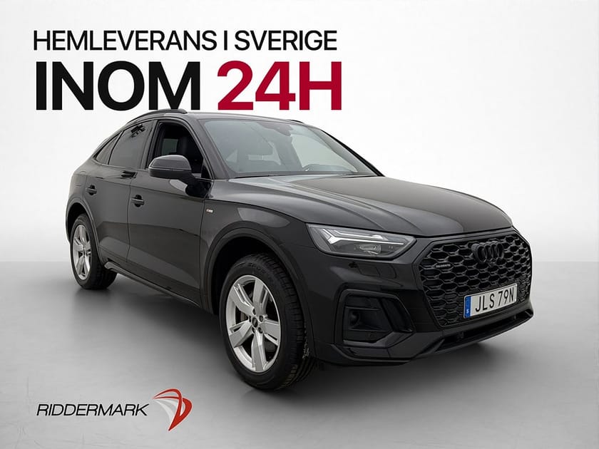 Bild 1 av Audi Q5 55 Sportback TFSI e quattro S-Line Halvskinn Carplay