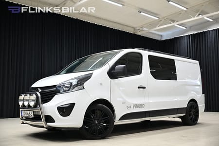 Opel Vivaro Skåpbil CDTi 125HK Dubbelhytt|5-Sits|V-Inredd|Drag|Värmare|Moms