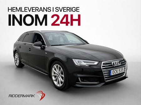 Audi A4 Avant 2.0 TDI 190hk S Line Cockpit Drag 0.46l/mil Isofix