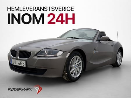 BMW Z4 2.0i Roadster Skinn ENDAST 2 ÄGARE 8921 MIL 150hk