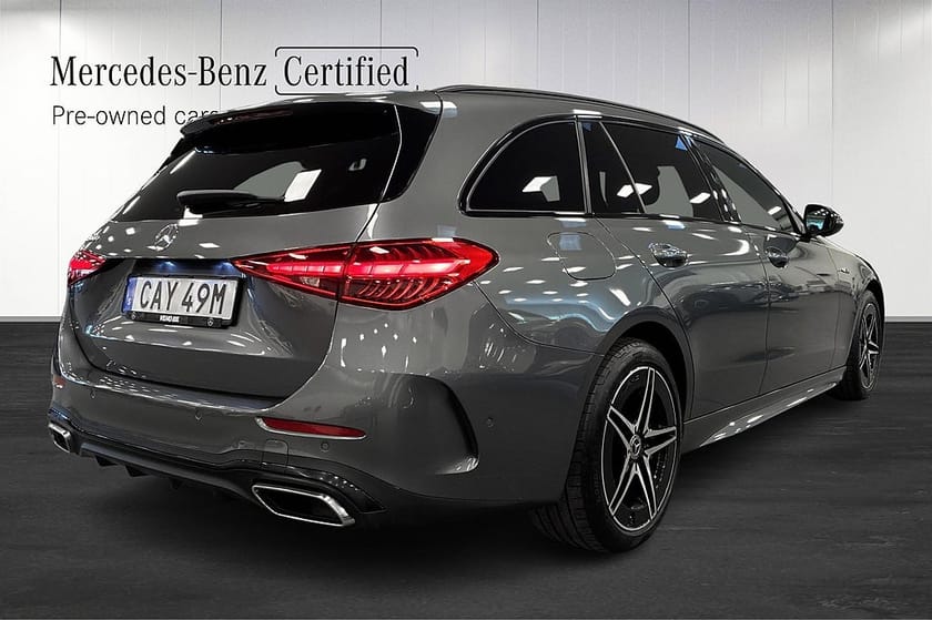 Bild 3 av Mercedes-Benz C 300 T e AMG Line Burmester Kamera Navi Carplay Drag