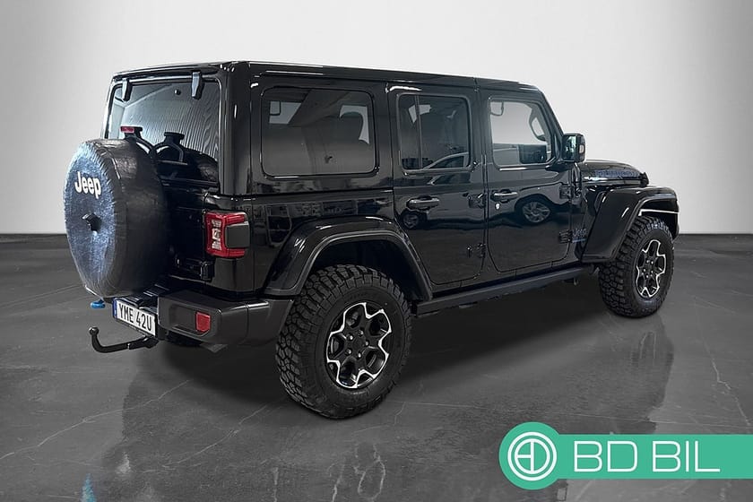 Bild 4 av Jeep Wrangler Unlimited 4xe RUBICON PHEV DRAGKROK KAMERA