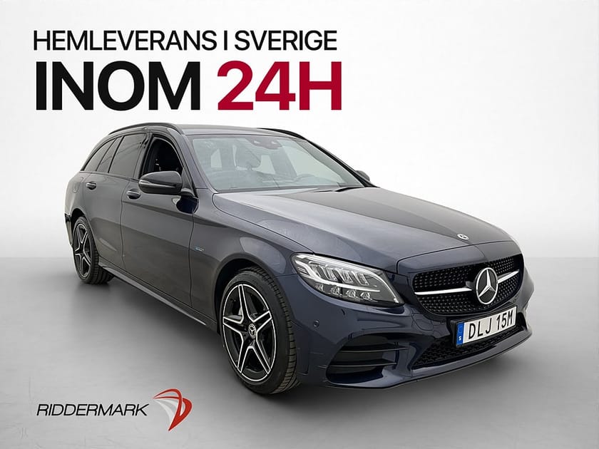 Bild 1 av Mercedes-Benz C 300 T de C300 306hk AMG Night Burmester Värm Drag