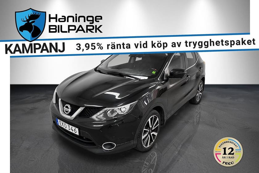 Bild 1 av Nissan Qashqai 1.2 DIG-T Tekna Pano 360 Nav BT/SUPERDEAL 3,95%