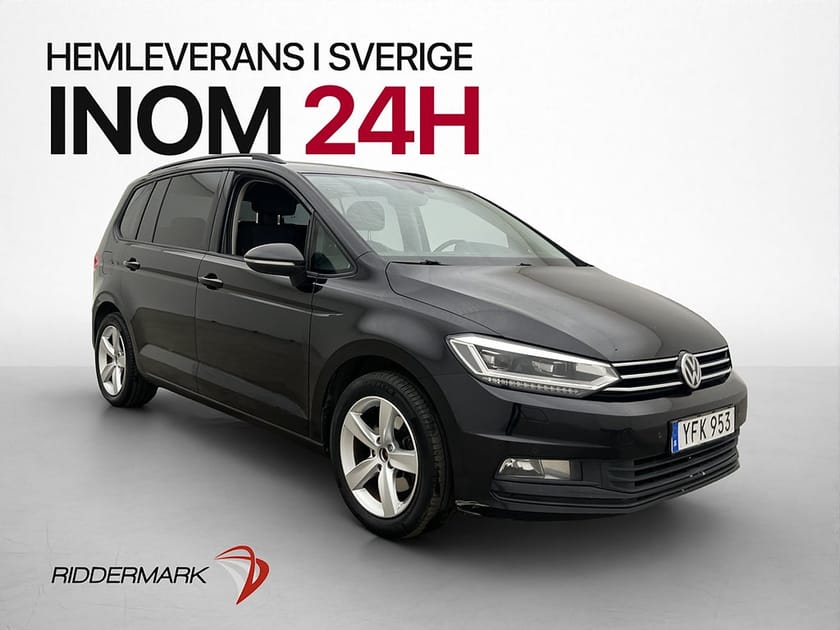 Bild 1 av Volkswagen Touran 1.6 TDI 7 Sits Dragkrok CarPlay Adaptiv
