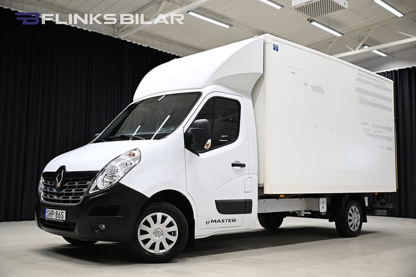 Bild 1 av Renault Master Chassi Cab 170HK Automat|Volymskåp|BG-Lyft|Sidodörr|Lågmil|Momsbil