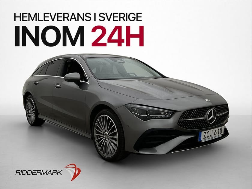 Bild 3 av Mercedes-Benz CLA 250 e Shooting Brake SB Pano Burmester Drag Värmare 360°
