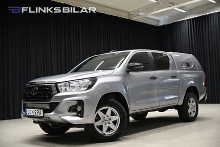 Toyota Hilux Dubbelhytt 2.4 AWD 150HK Automat|Dubbelhytt|Kåpa|Drag|EnÄgare|Moms