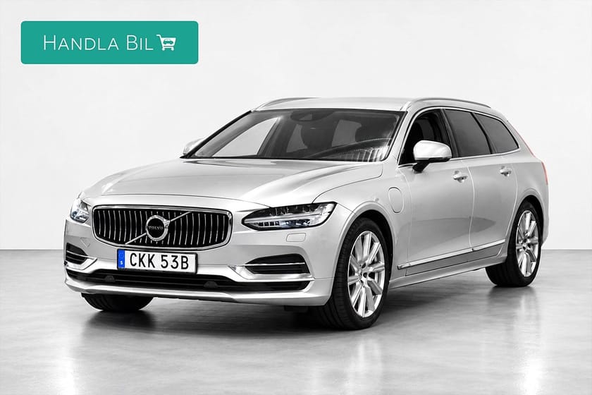 Bild 1 av Volvo V90 T8 AWD Recharge Inscription Drag VOC B-värm Skinn