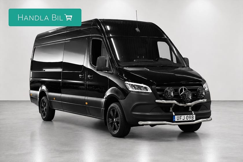 Bild 3 av Mercedes-Benz Sprinter 319 CDI Panel Van Tempmatic D-värm Navi B-kam Moms Dragkrok