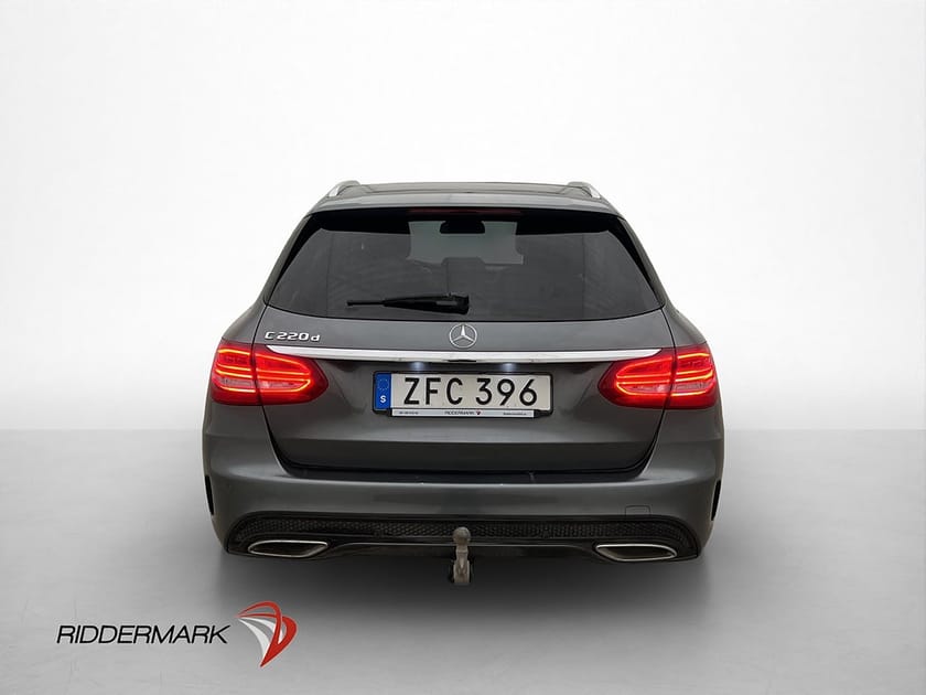 Bild 5 av Mercedes-Benz C 220 T d C220 AMG Pano Burm Navi Kamera Skinn Drag