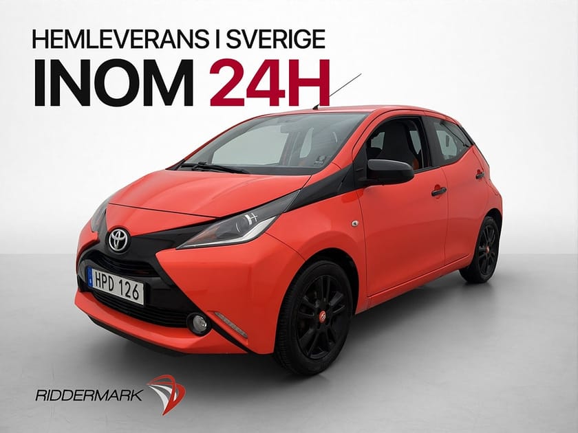 Bild 1 av Toyota Aygo 1.0 X-CITE 69hk Kamera Bluetooth Låg-skatt
