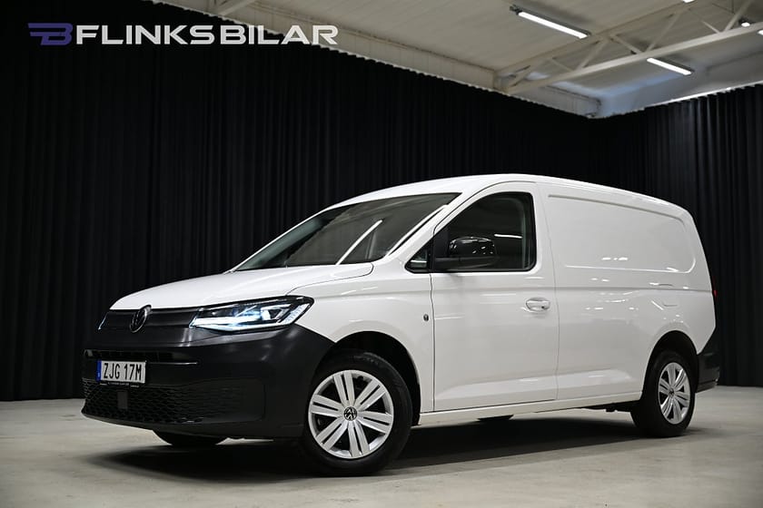 Bild 1 av Volkswagen Caddy Cargo Maxi DSG 122HK Drag|Värmare|ActiveInfo|LED|Lågmil|Leasbar