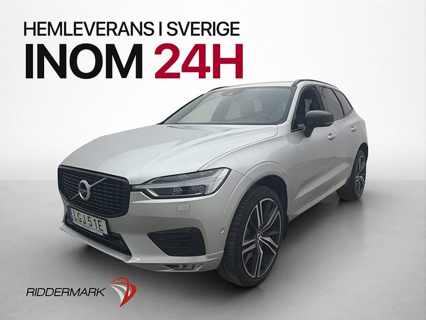 Bild 1 av Volvo XC60 B4 AWD R-Design Pano Drag Skinn 360° BLIS CarPlay