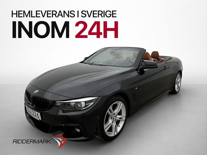 Bild 3 av BMW 430d Cabriolet 430 Convertible 258hk M-Sport HuD H/K Navi Kamera