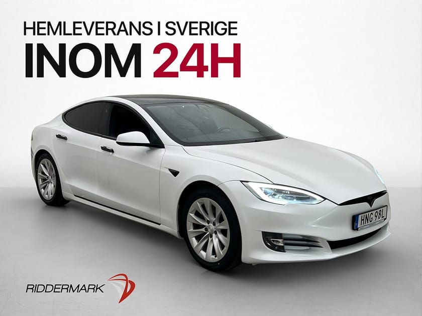 Bild 1 av Tesla Model S Long Range AWD Raven 423hk Pano Autopilot Navi