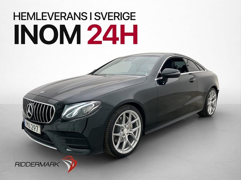 Bild 1 av Mercedes-Benz E 200 Coupé AMG Wide Pano Kamera Sportavgas