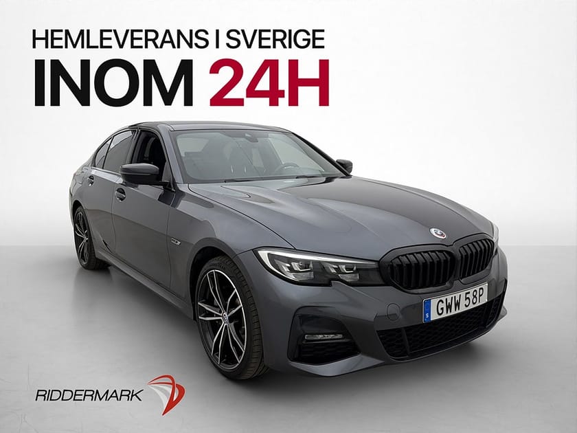 Bild 1 av BMW 330e xDrive Sedan M Sport Kamera H/K Navi Skinn CarPlay Elstol