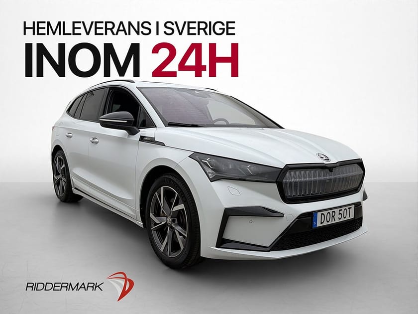 Bild 3 av Škoda Enyaq iV 80 Skoda Sportline Crystal Pano Drag MOMS 204hk