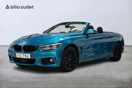 BMW 430i xDrive Cabriolet Convertible M Sport 252hk Navi Drag HuD H/K Bkam