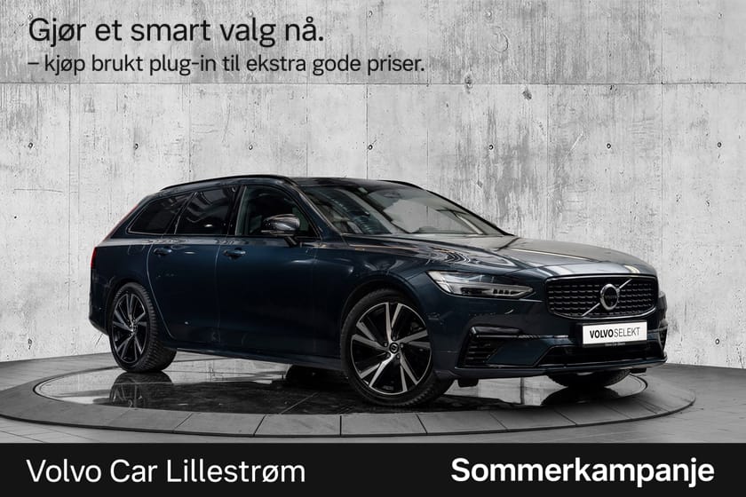 Bilde 1 av Volvo V90 T6 AWD Ultra Dark 350Hk Hengerfeste HUD 360 kamera