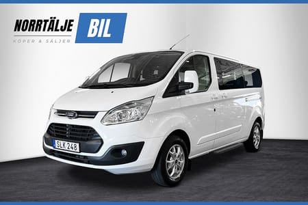 Ford Tourneo Custom 300 2.2 TDCi 125 HK MAN LÅNG 9-SITS DRAG M&K PDC