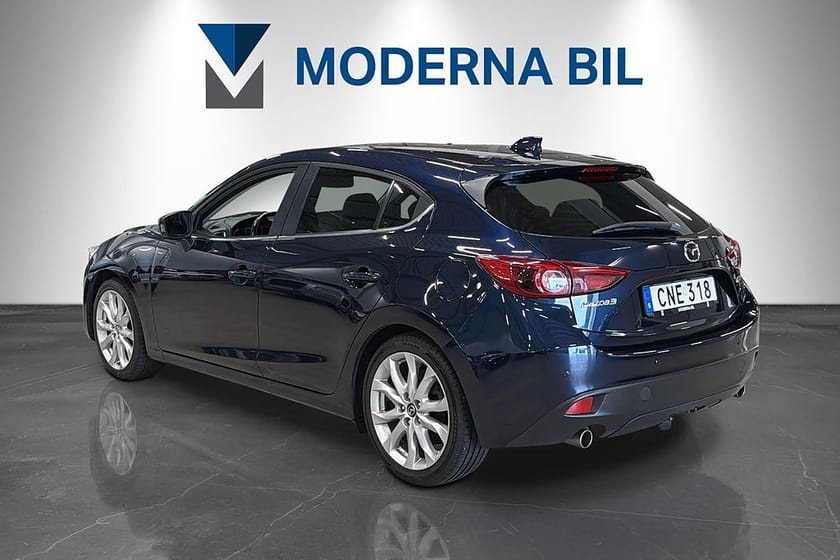 Bild 4 av Mazda 3 Sport 2.0 165hk SKYACTIVE-G Optimum Drag GPS Skinn Nybes