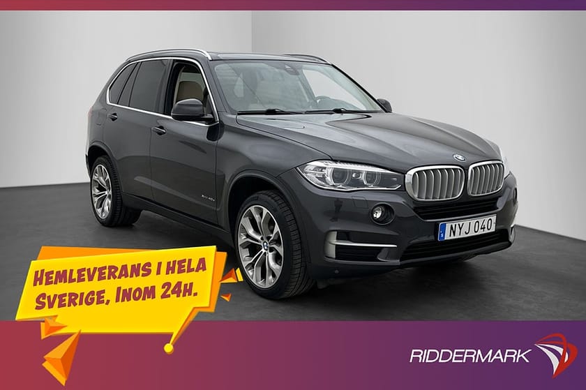 Bild 1 av BMW X5 xDrive40e 313hk Pano H/K Kamera Skinn Navi Drag