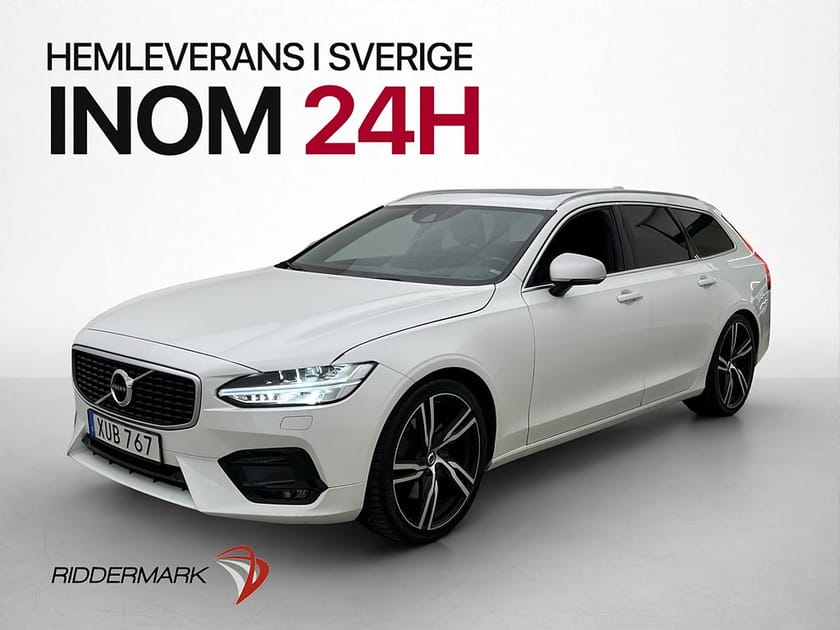 Bild 3 av Volvo V90 D5 AWD R-Design VOC Pano B&W HuD Kamera Drag