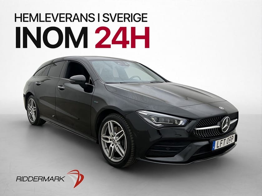 Bild 1 av Mercedes-Benz CLA 250 e Shooting Brake SB AMG Pano Burmester Värmare Drag