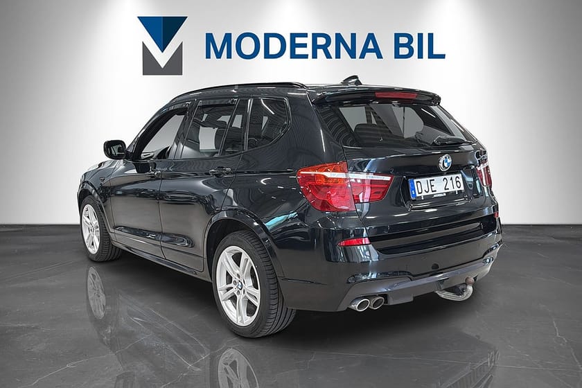 Bild 4 av BMW X3 xDrive35d 313hk M Sport Dragkrok Pano HuD Kamera Skinn