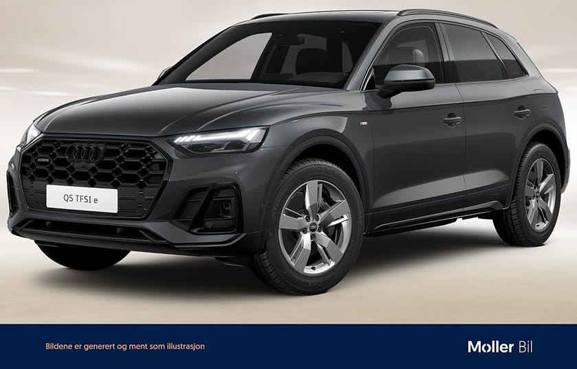 Bild 1 av Audi Q5 55 TFSI e quattro S-line Pano/Svart opt//Matrix