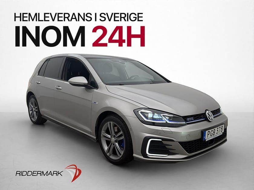 Bild 1 av Volkswagen Golf GTE 204hk Taklucka Värmare Navi P-Sensorer