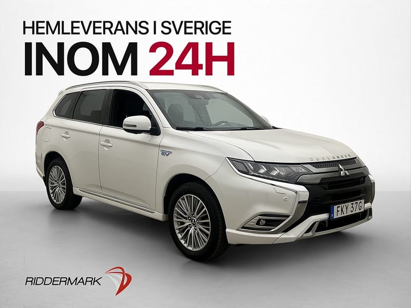 Bild 1 av Mitsubishi Outlander PHEV AWD 224hk Business 360° Skinn Drag