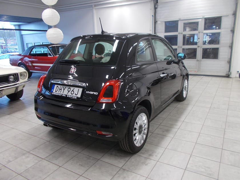 Bild 3 av Fiat 500 Hybrid 70hk Farthållare/LågSkatt/S&V-Hjul/Leasebar