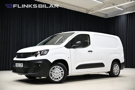 Peugeot Partner Utökad Last 102HK L2 V-Inredd|Drag|Värmare|Backkamera|Nyservad|Moms