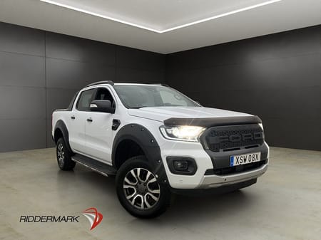 Ford Ranger Dubbelhytt Wildtrak 213hk 4x4 Värmare Skinn Diff Drag Moms