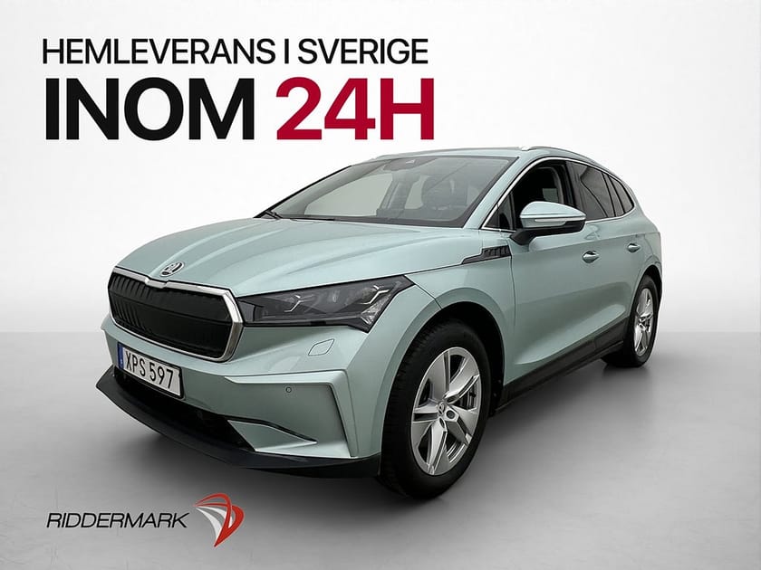 Bild 1 av Škoda Enyaq iV 80x Skoda Skinn Backamera Navi Drag