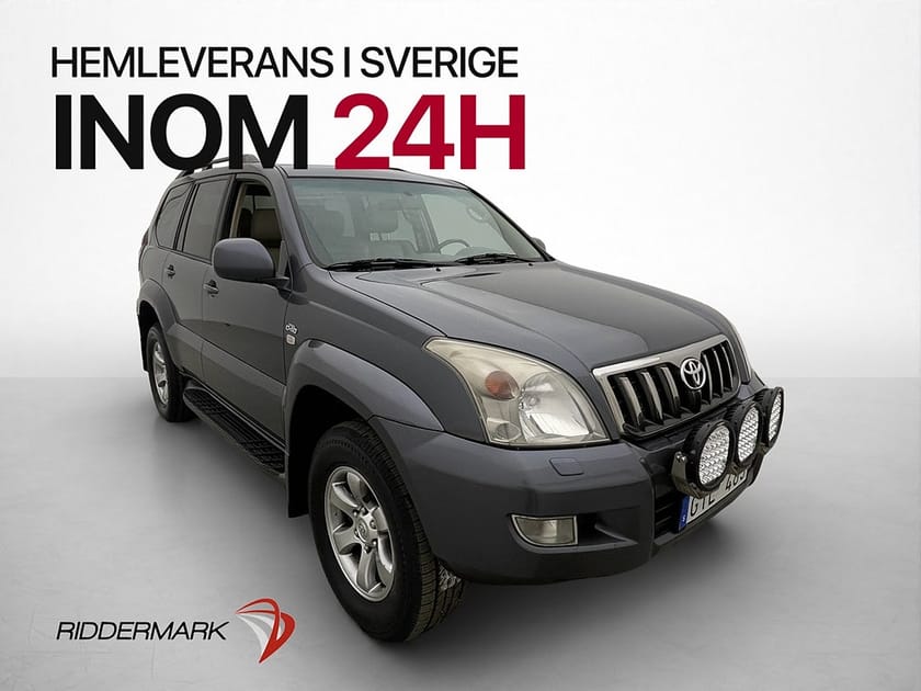 Bild 3 av Toyota Land Cruiser 3.0 4x4 7-Sits Taklucka Skinn Drag Diff