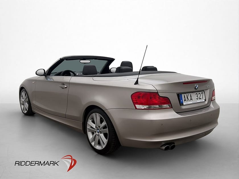 Bild 4 av BMW 125i Convertible 125 218hk Skinnklädsel M-Ratt 3 Brukare Svensksåld
