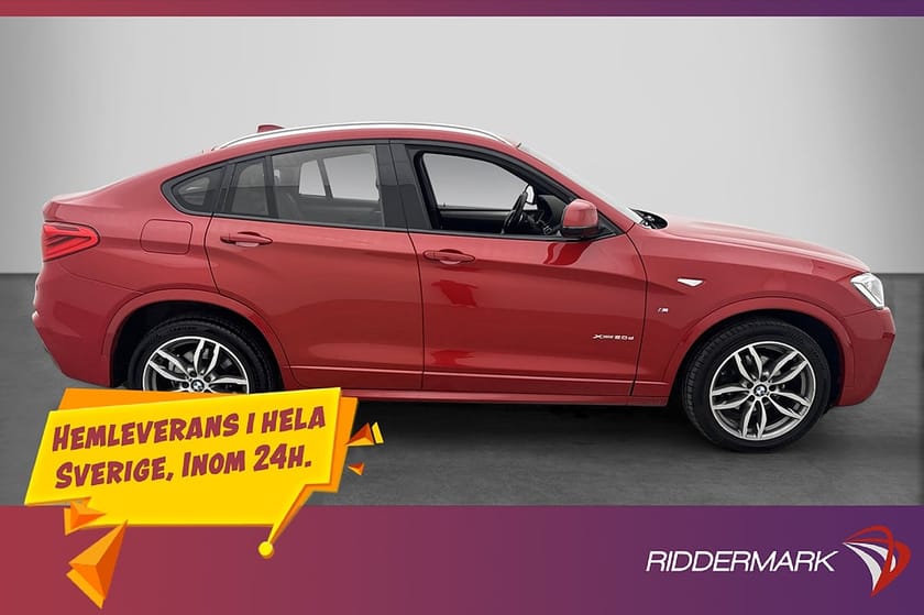 Bild 4 av BMW X4 xDrive20d M Sport Sportstolar Navi P-Sensorer Drag