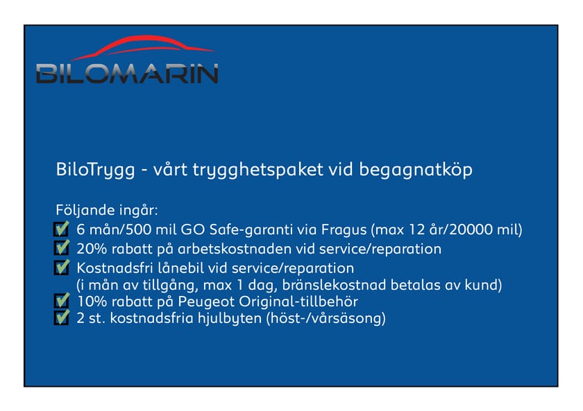 Bild 2 av Peugeot 3008 PureTech 165hk Allure AUT/DRAG/MOTORVÄRMARE/SoV