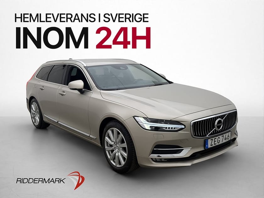 Bild 1 av Volvo V90 D4 190hk Inscription VOC Värmare B-Kamera Läder