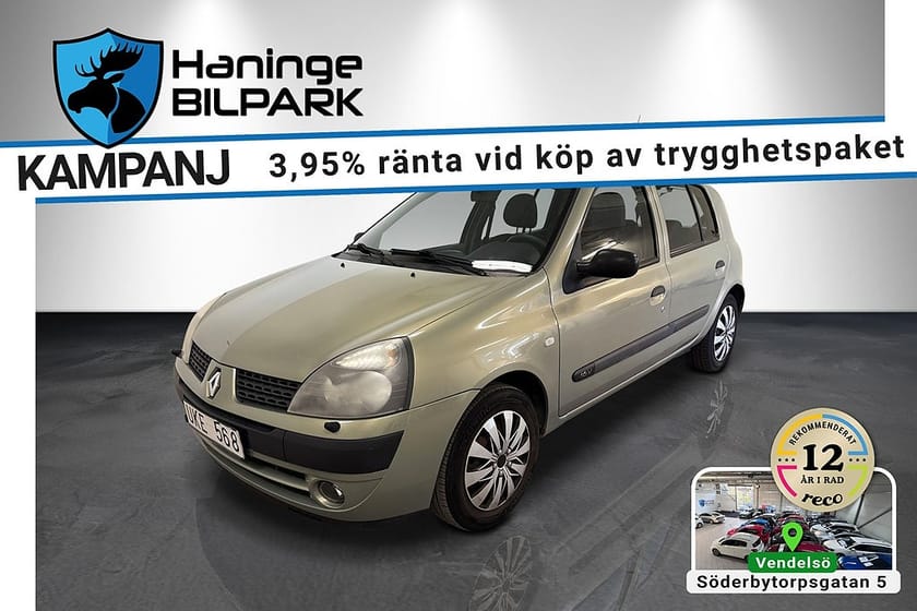 Bild 1 av Renault Clio  Halvkombi 5-dr 1.2 Expression /NY-BESS /KAMREM-BYTT /KUPE-VÄRMARE