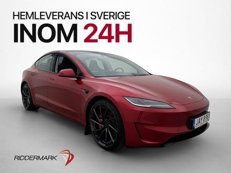 Tesla Model 3 Performance 517hk Autopilot Panorama Sv-Såld