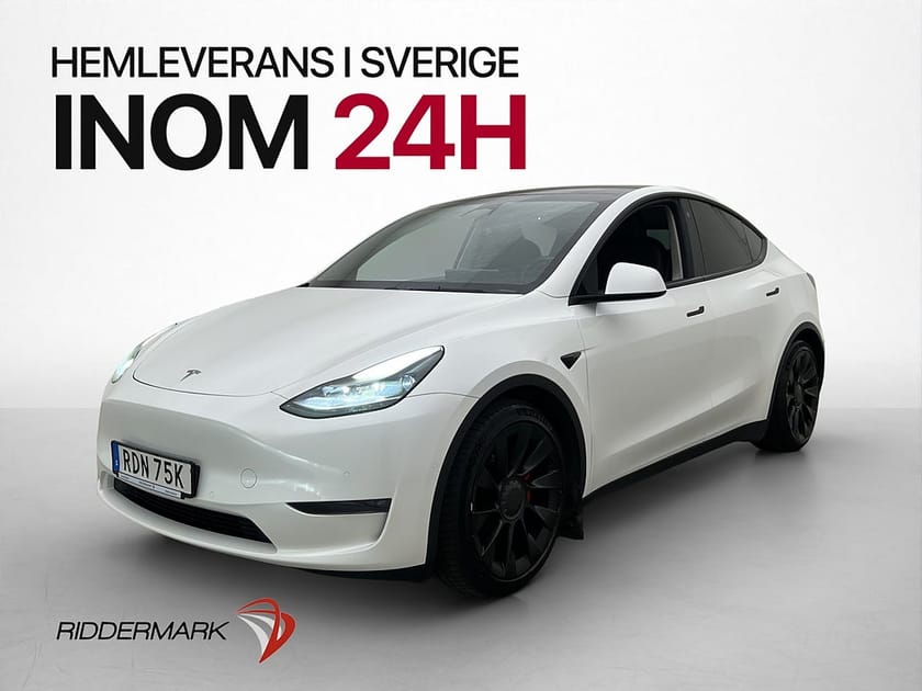 Bild 4 av Tesla Model Y Performance 534hk Drag Adp-fart Pano Kamera