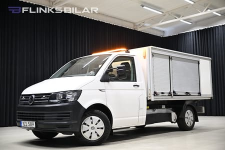 Volkswagen Transporter Chassi Cab DSG 150HK Tippflak|Kåpa|EnÄgare|Moms
