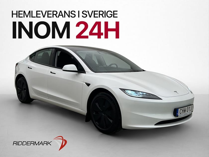 Bild 1 av Tesla Model 3 Long Range AWD AP Pano Svensksåld MOMS