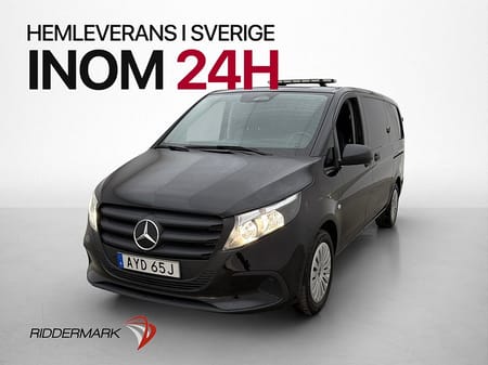 Mercedes-Benz Vito 116 CDI 2.8t L2 Värm 2xDörr Drag Skinn Kamera Moms